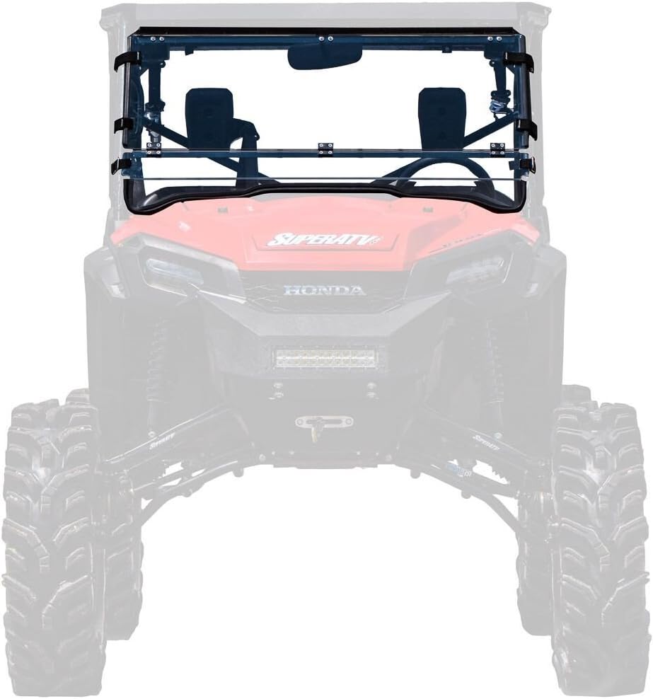 Flip/Fold Down 2-in-1 Windshield for Honda Pioneer 1000/1000-5 H66539