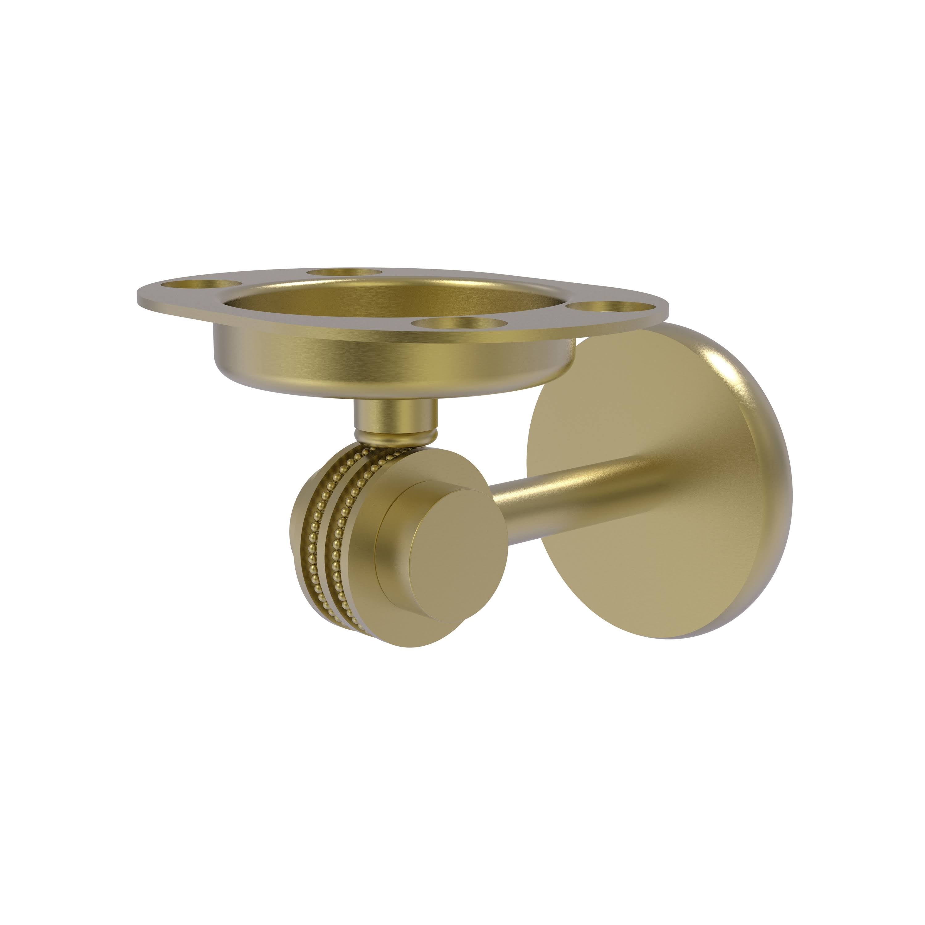 Satin Brass Tumbler and Toothbrush Holder X413338