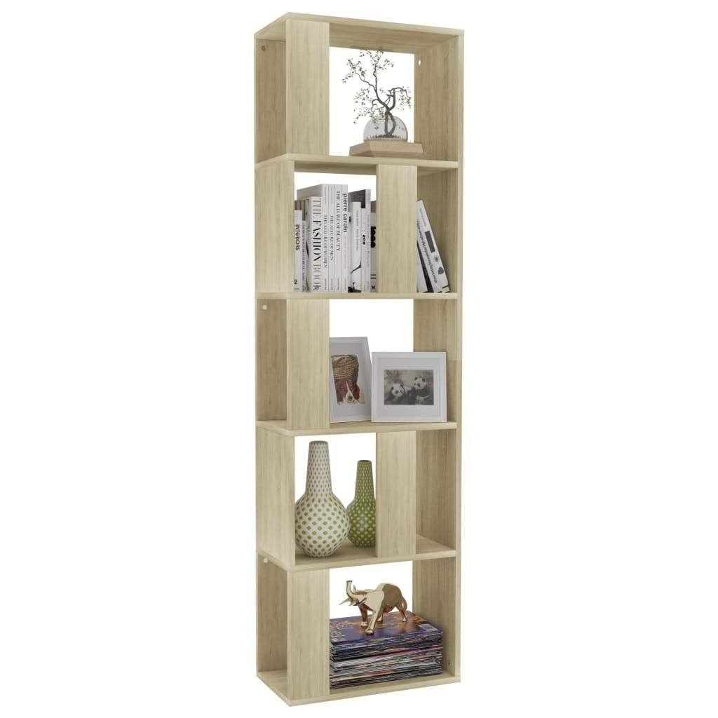 Gray Book Cabinet Room Divider Chipboard N4248