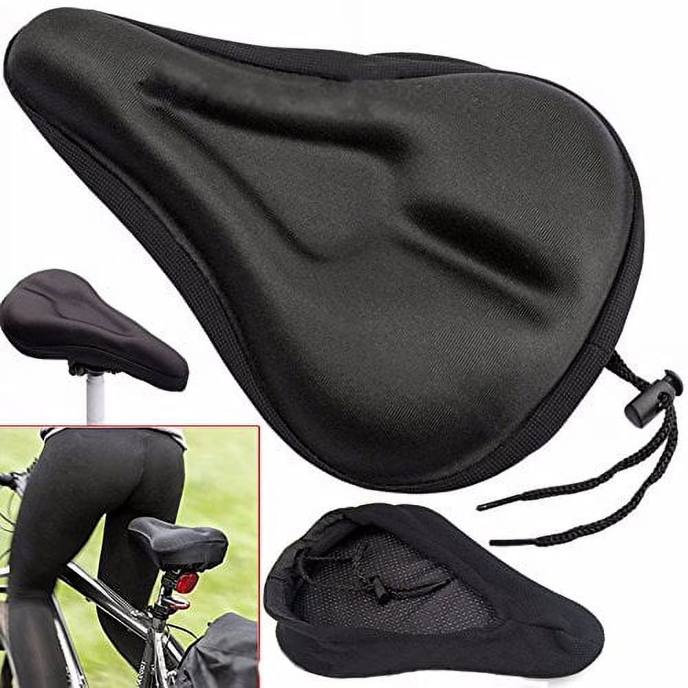 Gel Bike Seat Cover with Black Waterproof Saddle Cover K6400