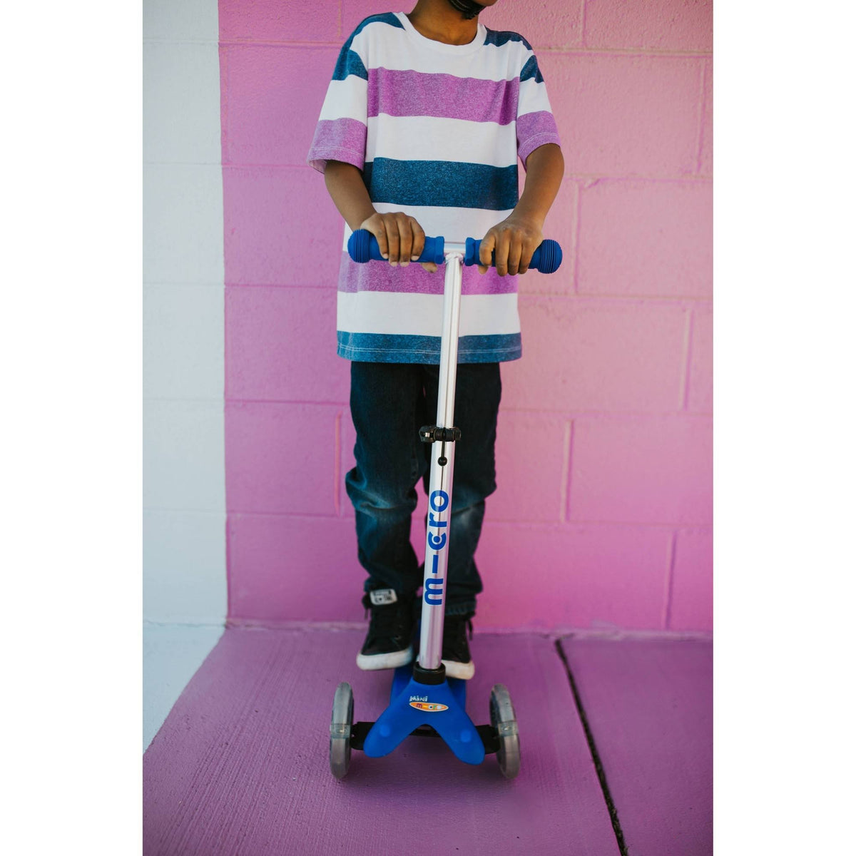 Blue LED Mini Plus Kick Scooter M46632