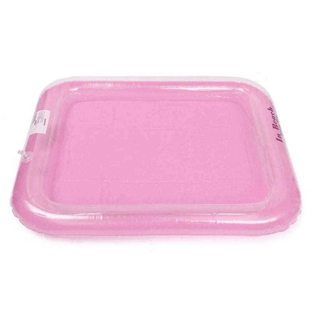 Pink Kids Sandbox Inflatable Sand Toy Tray V984