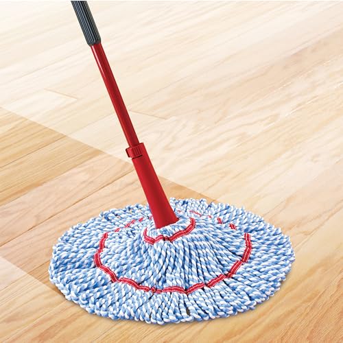 Microfiber Twist Mop with 2 Extra Refills, 18-Inch Mop Head X1160