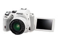 White Digital SLR Camera with Lens V254969
