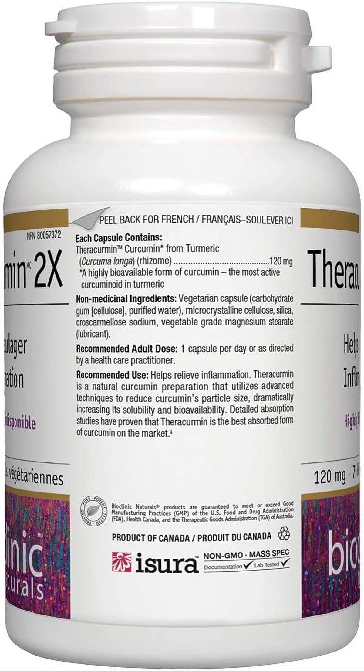 Theracurmin 2X 75 VegCapsules O5261