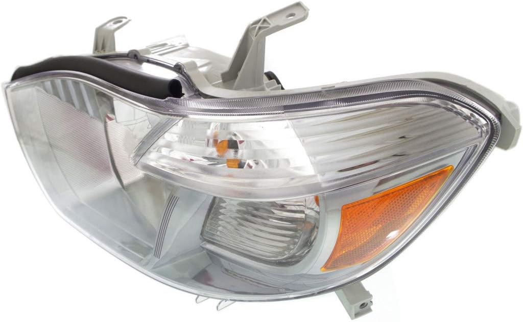 Passenger Side Headlight Assembly for Toyota Highlander 2010 Sport Model D172