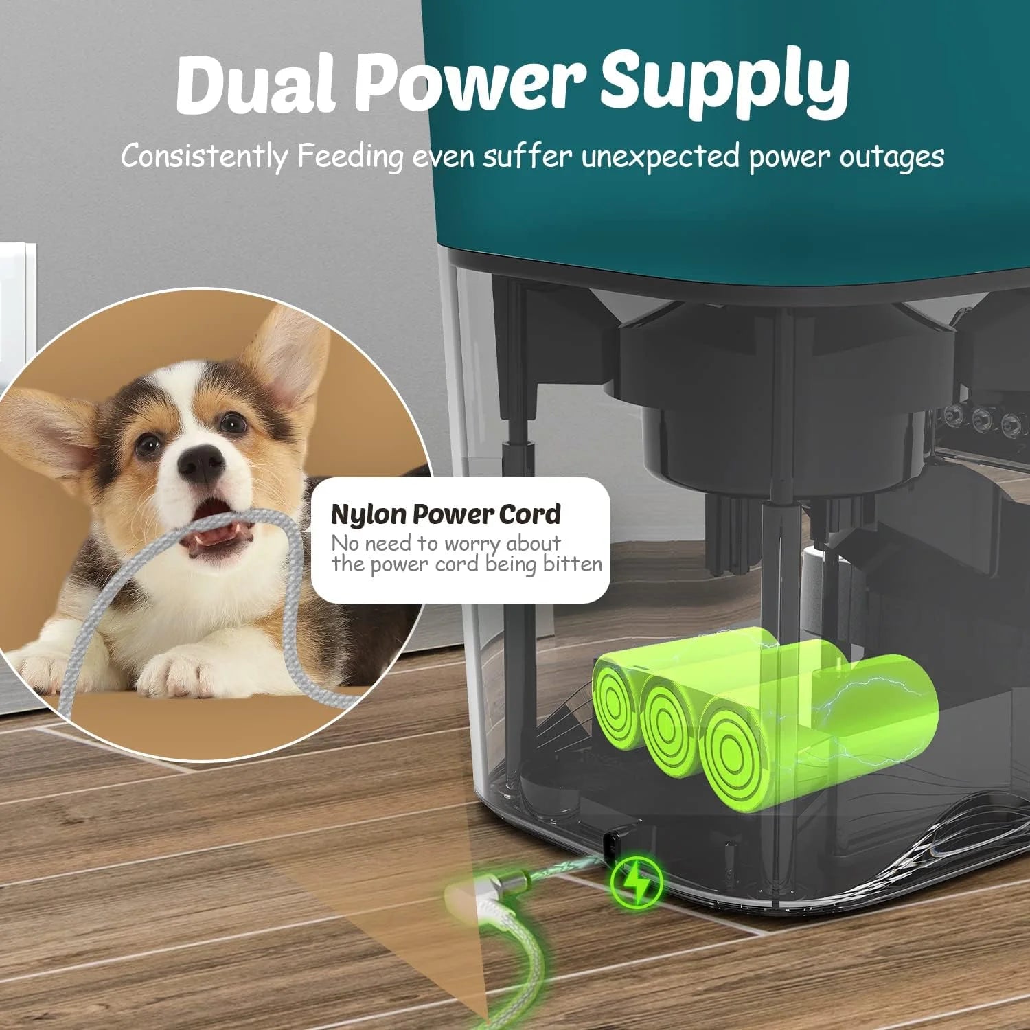 Large Capacity Smart Pet Feeder 3L Auto Dog Food Dispenser with Timer Setting Voice Recorder App Control H979