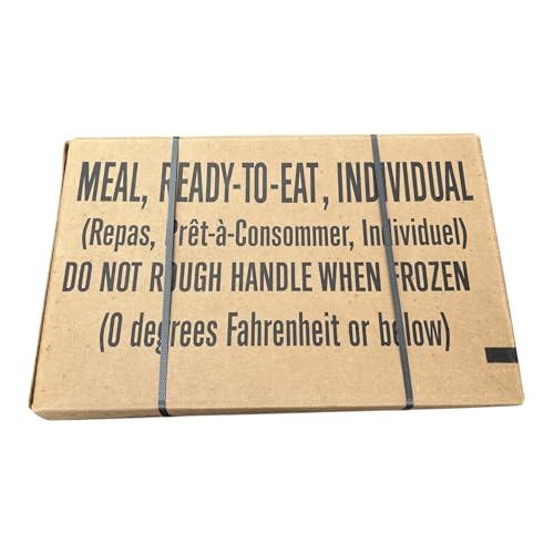 MRE Meals Ready to Eat Cases 2025 inspection Military Emergency Meals Camping (24 meals) M92198