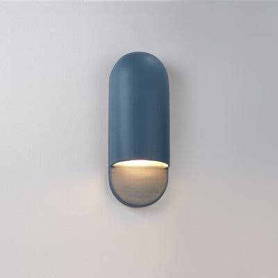1 - Light Dimmable LED Flush Mount Carrara Marble U87513