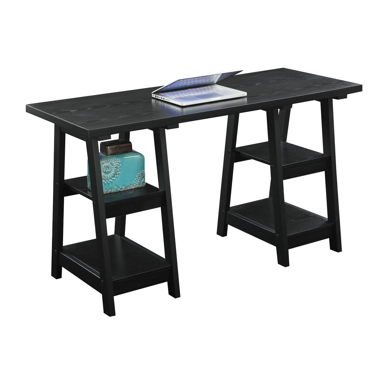 Pink Double Trestle Desk K9871