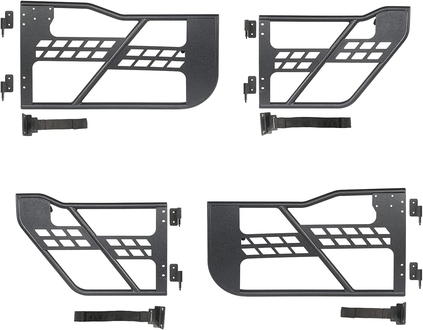 Steel Tube Summer Doors Front & Rear Kit for Jeep JL Wrangler & Gladiator JT 4-Door Z5457