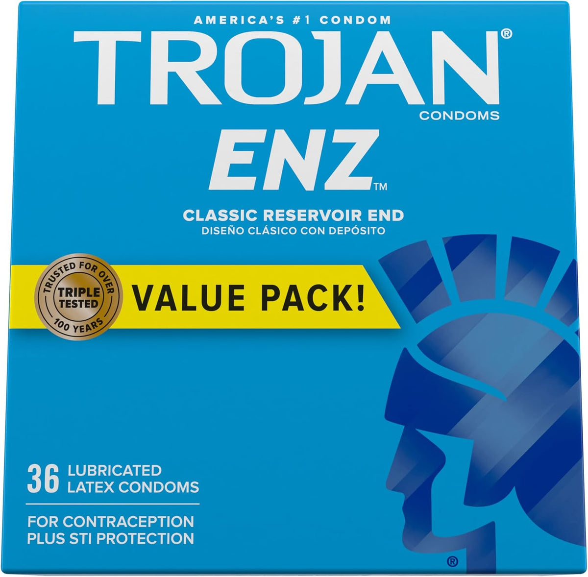36 Count Lubricated Latex Condoms F658