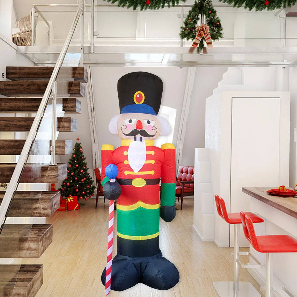 8 Foot Inflatable Nutcracker Christmas Decoration O261226