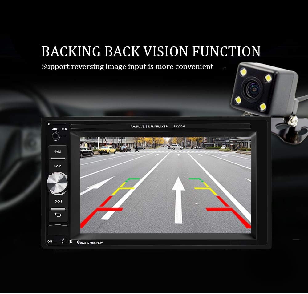 6.2 Inch Touch Screen Car Stereo with Backup Camera N468