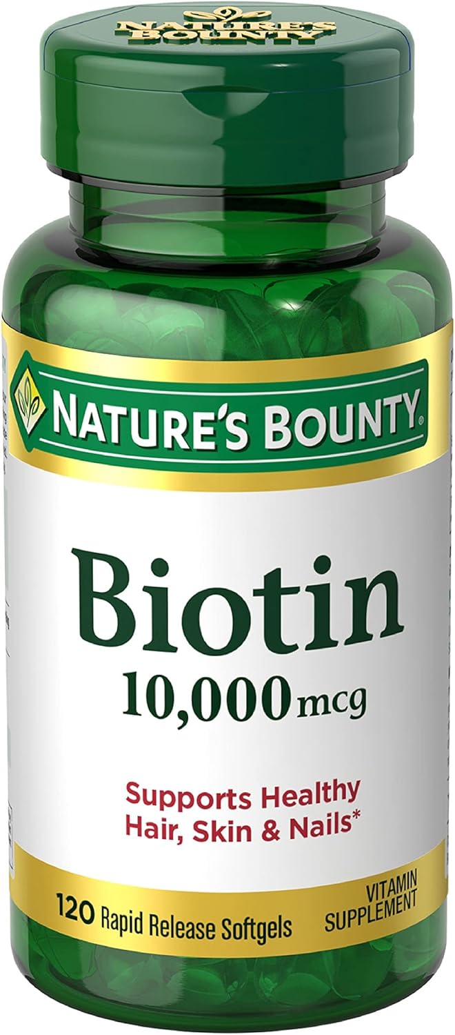 Biotin 10000 mcg Rapid Release Softgels, 120 Ct V722670