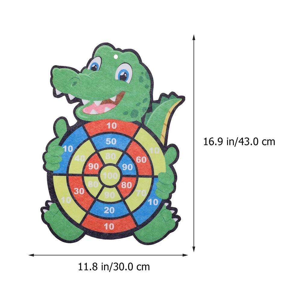 10 Sets Plastic Sticky Ball Dart Board E34158
