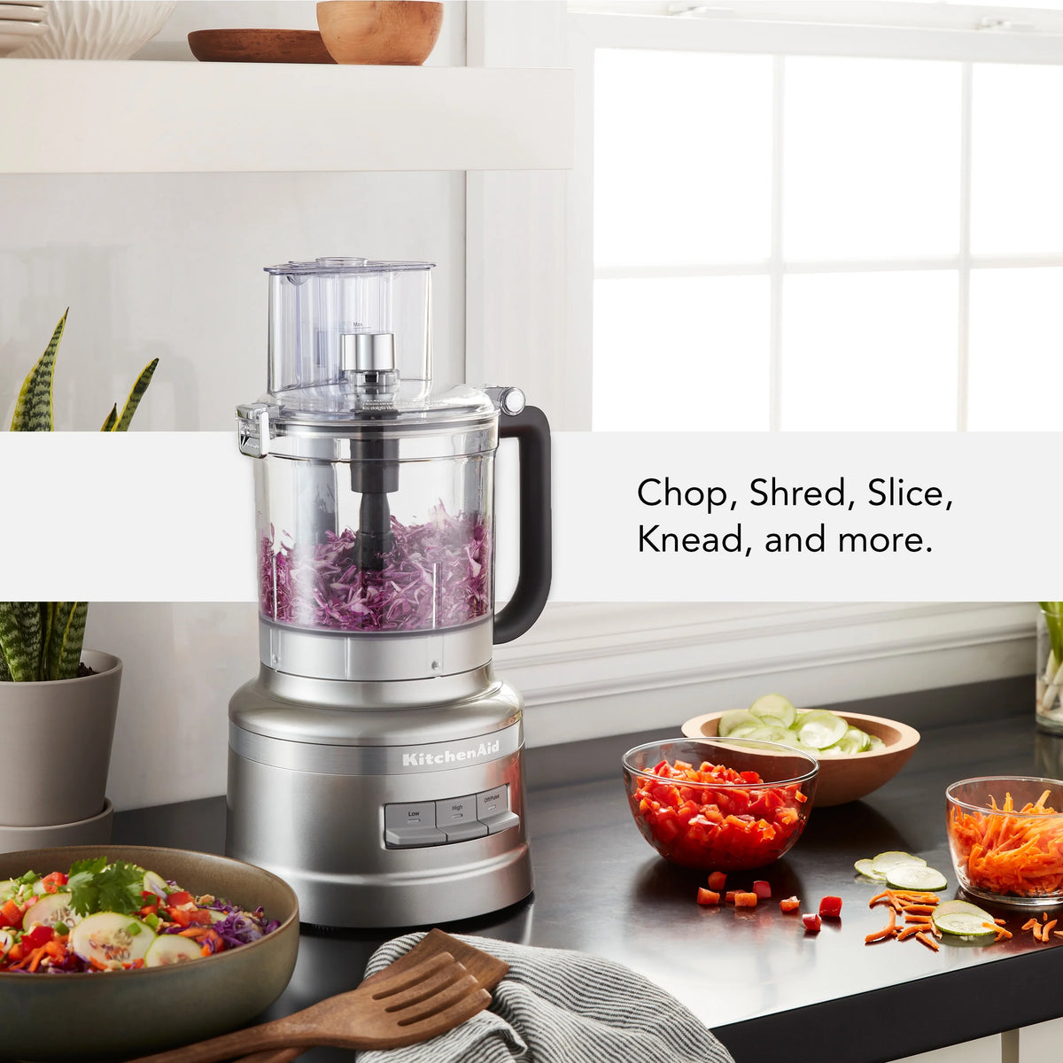 13-Cup Food Processor, Contour Silver B565