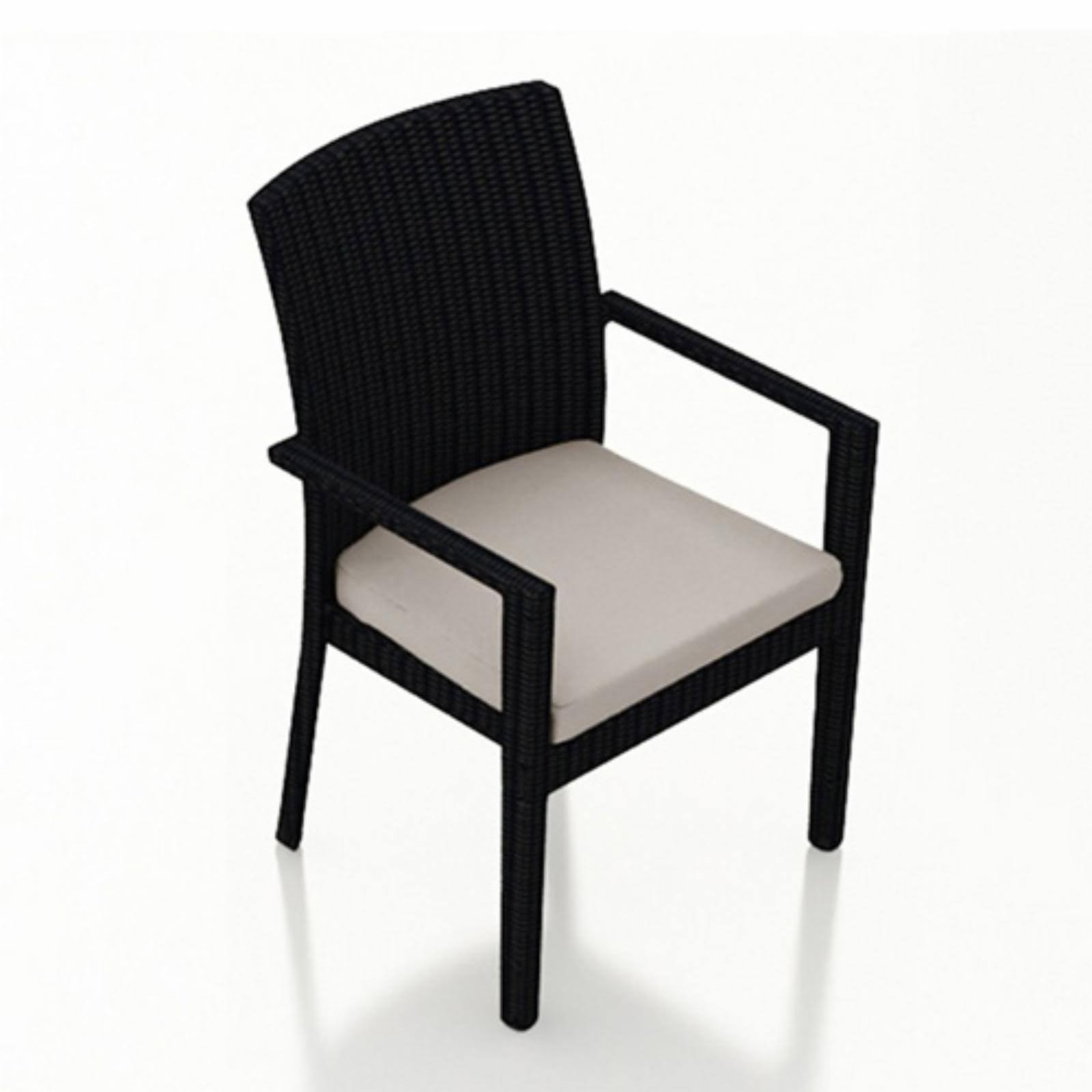 Patio Dining Arm Chair in Cast Silver M870499