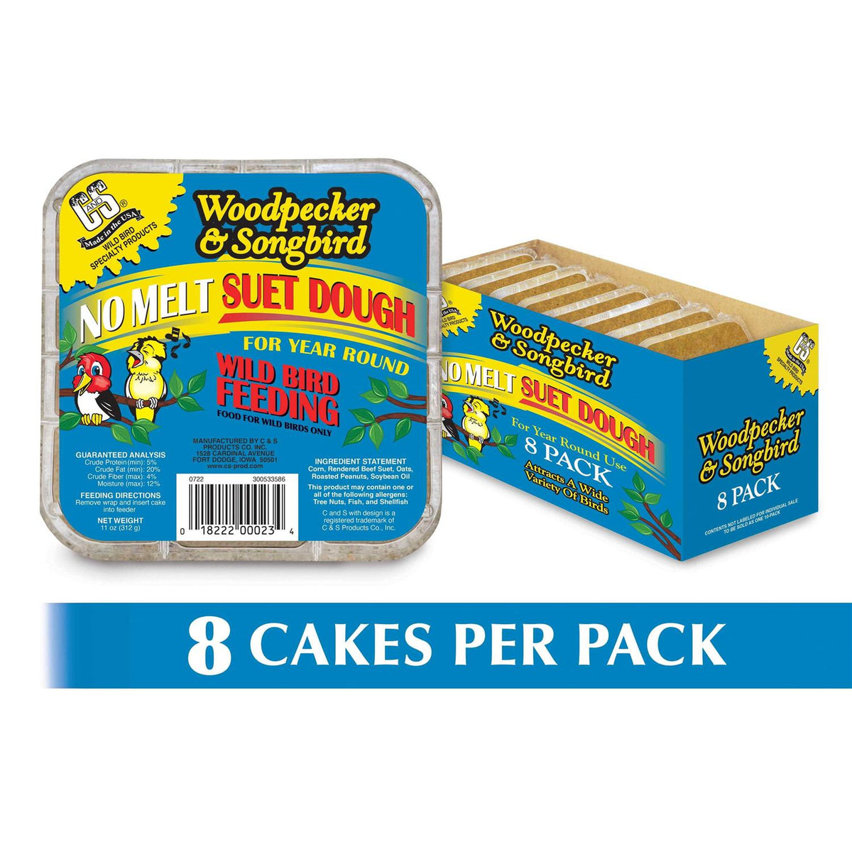 No Melt Suet Dough Wild Bird Food Q14558