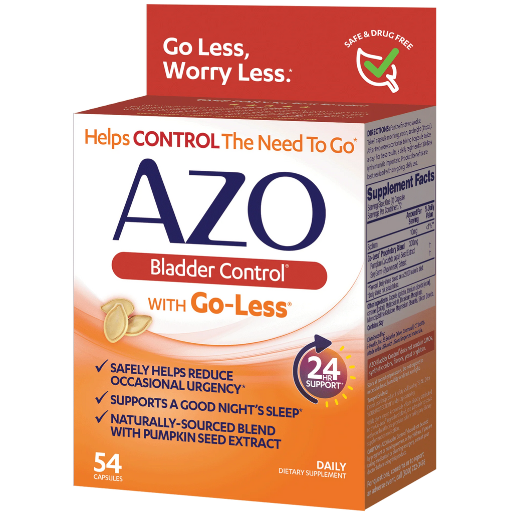 54 Count Bladder Control Supplement Capsules E829233