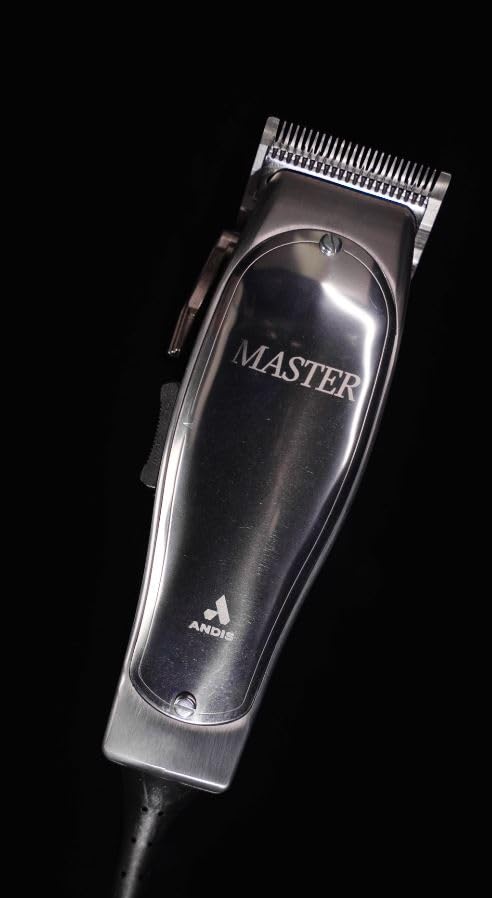 Professional Fade Master Hair Clipper, Adjustable Carbon Steel Fade Blade Clipper, Chrome, Silver Y73490