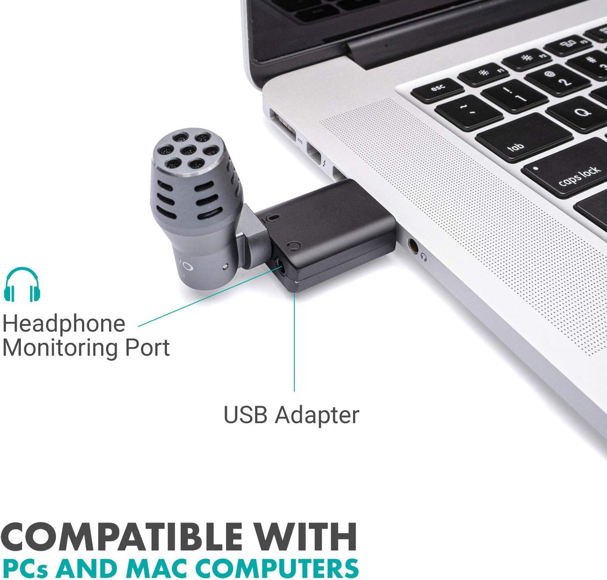 Mini Omnidirectional USB Computer Microphone with USB Adapter Z809