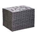 Absorbent Mat Pad, PK 100, Black/Gray, 20 in Q417854