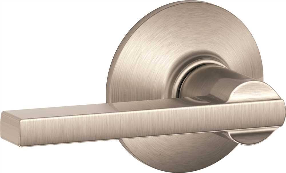 Satin Nickel Passage Lever L610171