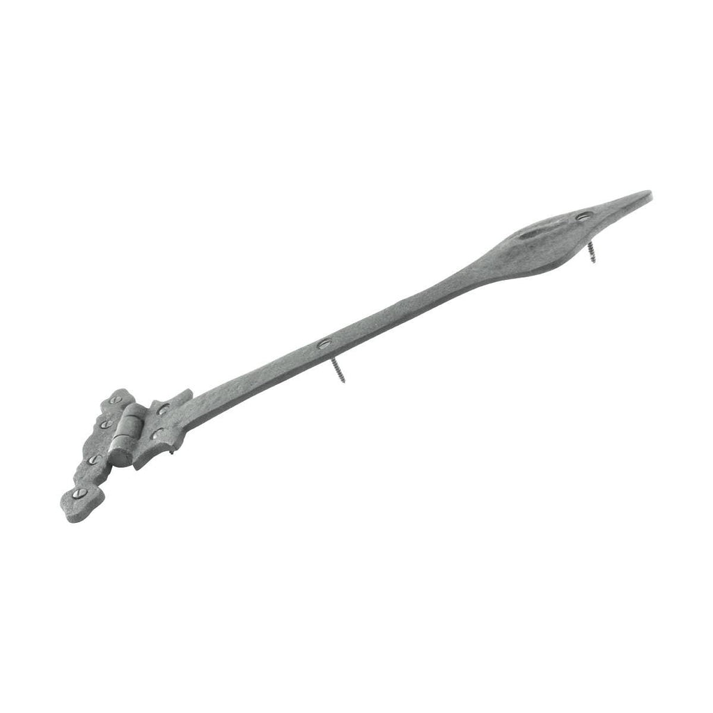8 Strap Hinges Wrought Iron Spear Tip 11-3/4x22 Z8063