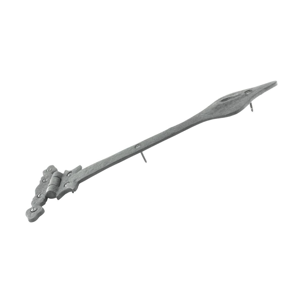 8 Strap Hinges Wrought Iron Spear Tip 11-3/4x22 Z8063