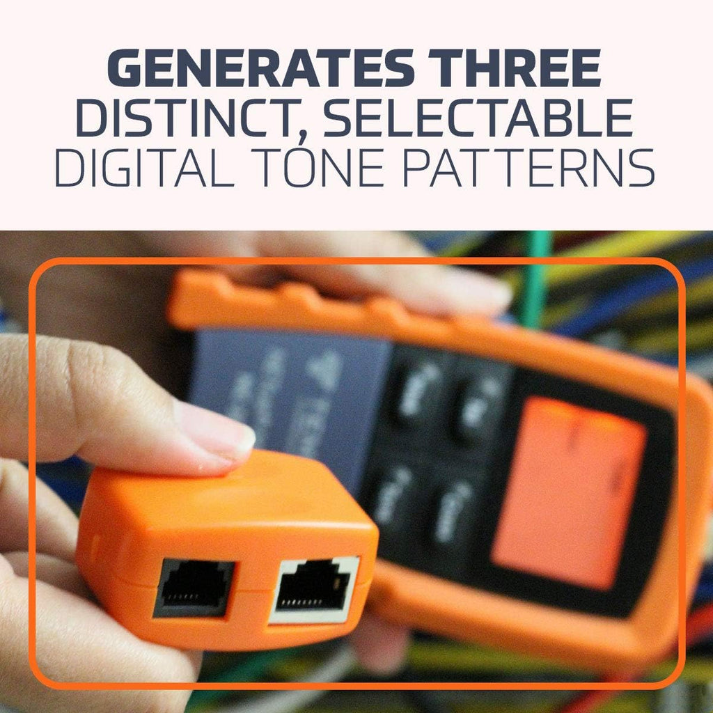 Professional Wiring Tester for Twisted Pair and Coaxial Cables U688693