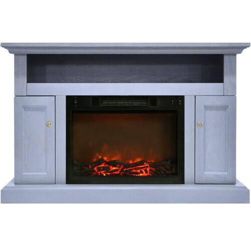 47 in. Electric Fireplace with Entertainment Stand in Cherry L5317