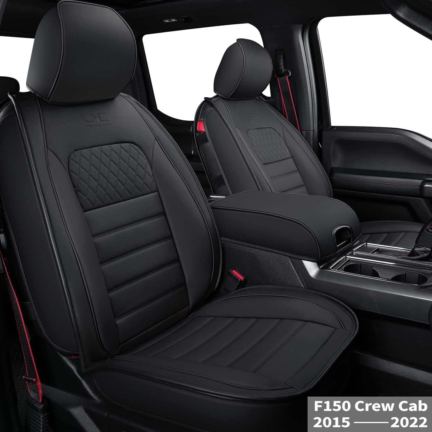 F150 Crew Cab Faux Leather Seat Covers O34852