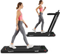 2 in 1 Folding Treadmill with Bluetooth Speaker and LED Display I489