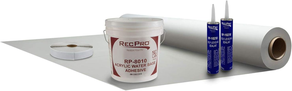 RV Rubber Roof Kit 8.5' Wide 35' Q191189