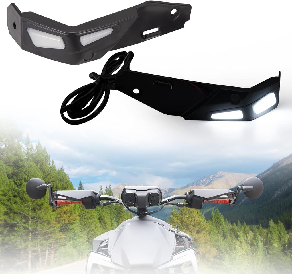 Black Aluminum Hand Guards LED Lighting Kit (2PCS) B647