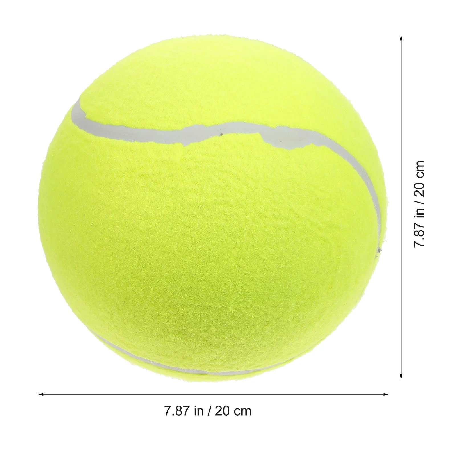 20cm Inflatable Flannel Tennis Ball N8846