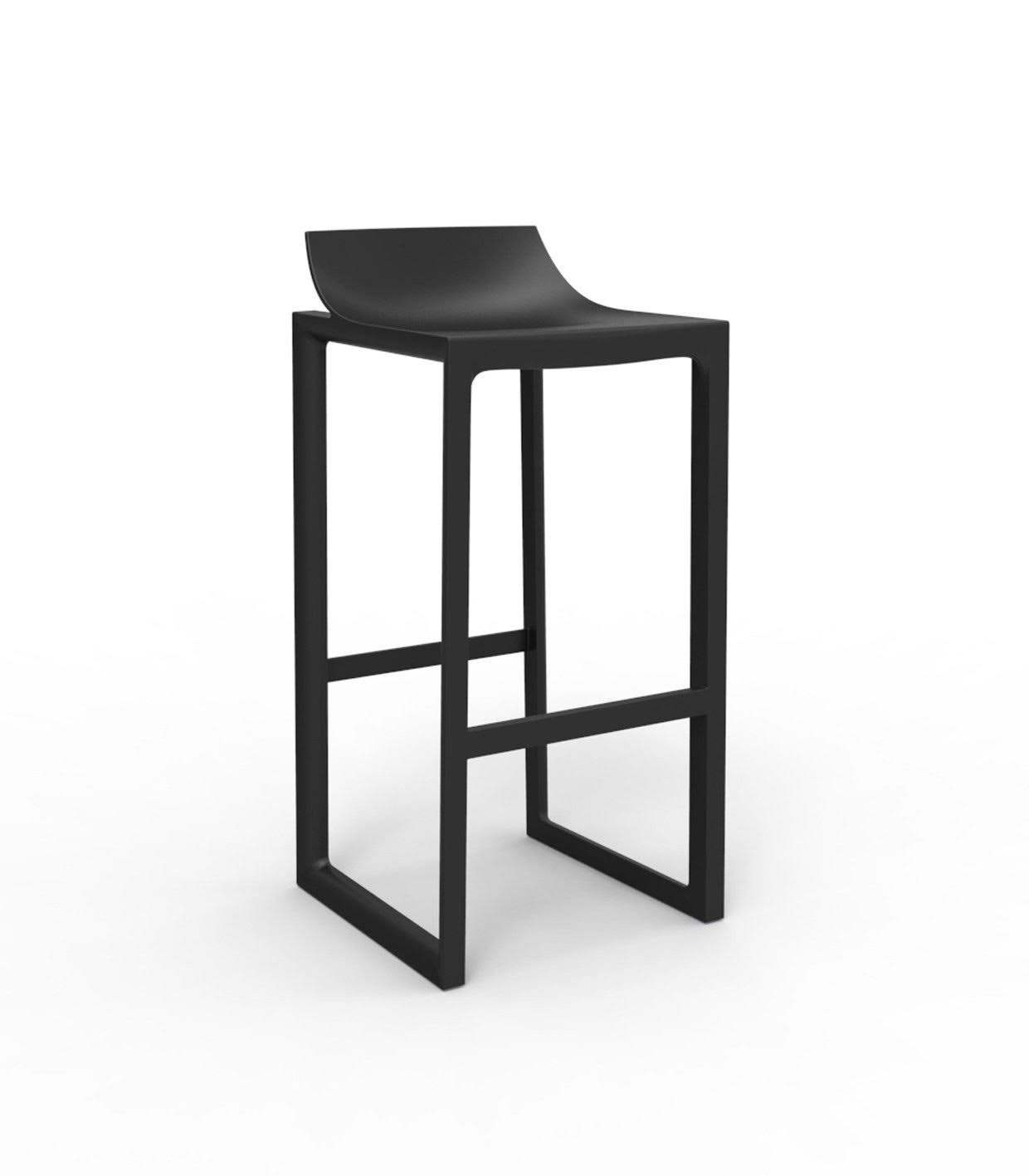 Black Patio Bar Stool D427