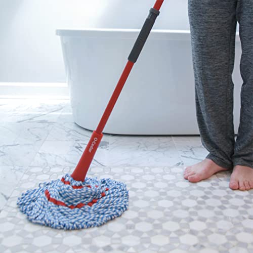 Microfiber Twist Mop with 2 Extra Refills, 18-Inch Mop Head X1160