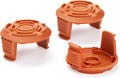 3 Pack Trimmer Replacement Spool Cap Covers O71296