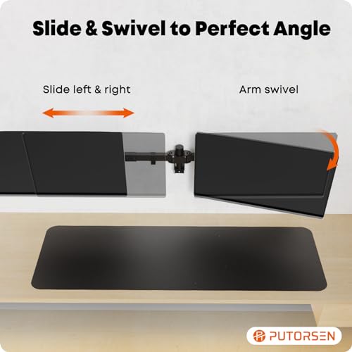 Black Dual Monitor Wall Mount, VESA 75x75/100x100mm R860
