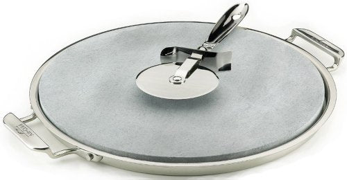 Stainless Steel and Soapstone Pizza Stone 13 Inch K8943