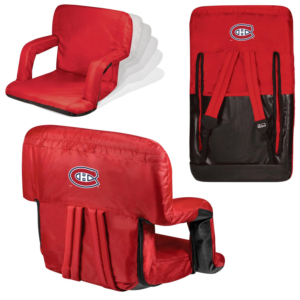 Red Ventura Portable Reclining Stadium Seat R9682