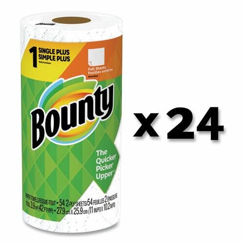 White 2-Ply Paper Towels, 24 Rolls M295