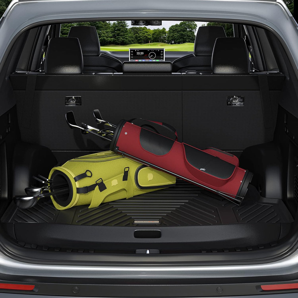 Black TPE Floor Liner Car Mats F35502