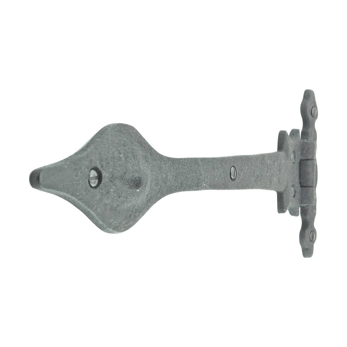 8 Strap Hinges Wrought Iron Spear Tip 11-3/4x22 Z8063