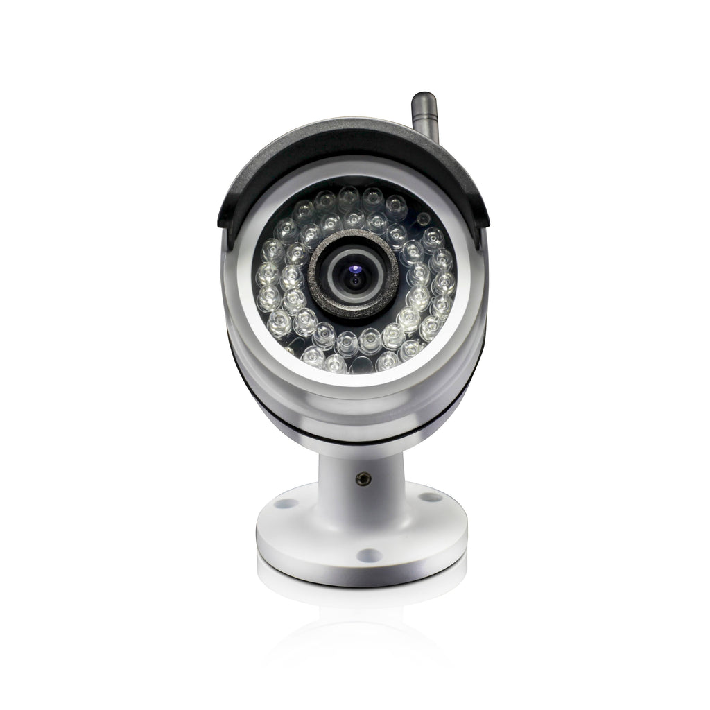 All-in-One Wi-Fi HD 4-Channel Monitor with 2 Outdoor Cameras Night Vision Wireless 7x22 LCD T3386