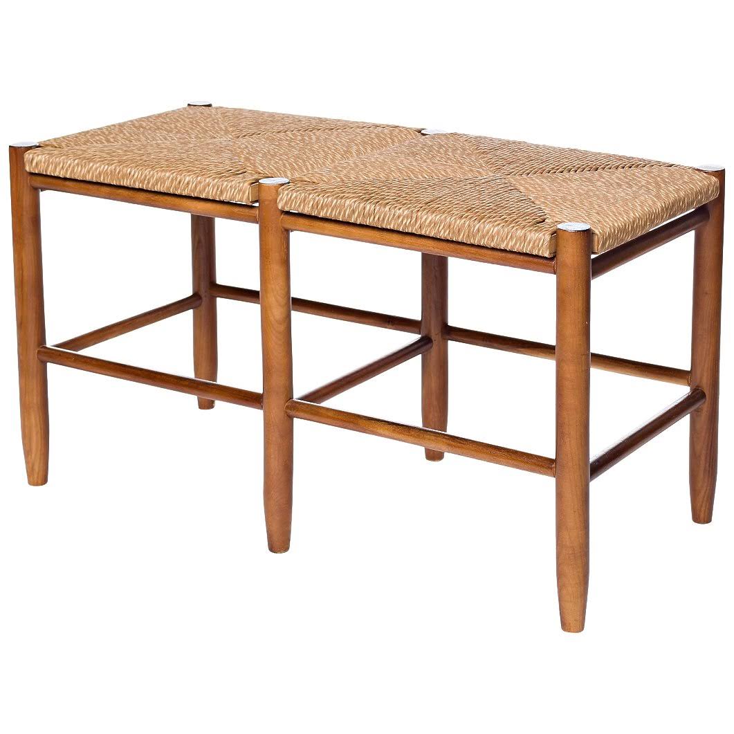 Woodleaf Green Wood Entryway Bench K801