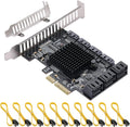 PCI Express to 16 Ports SATA 3.0 Controller Expansion Card Y400
