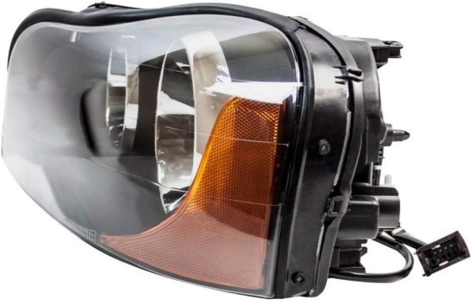 Headlight Assembly for Volvo XC90 2003-2013 Passenger Side Halogen with Bulbs O5553